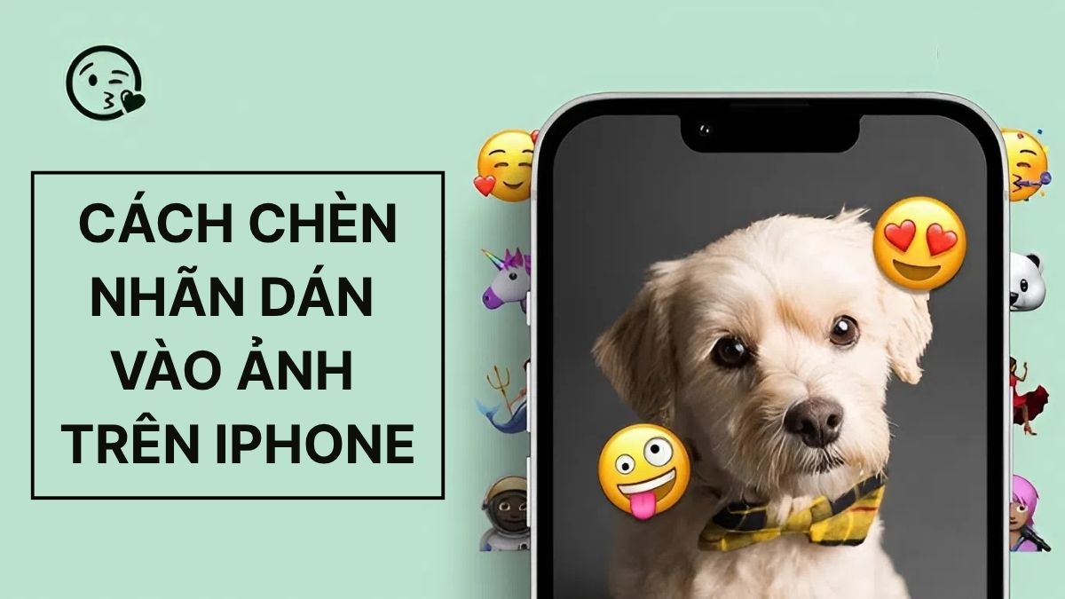 Cách chèn nhãn dán vào ảnh trên iPhone đơn giản, nhanh chóng